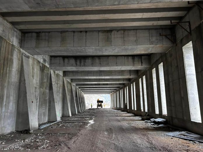 Lucrările la tunelul de protecție de pe Clisura Dunării trec într-o nouă etapă