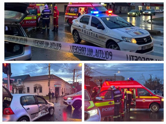 Două accidente, vineri dimineață, în Timiș. Autovehicule avariate, trafic îngreunat