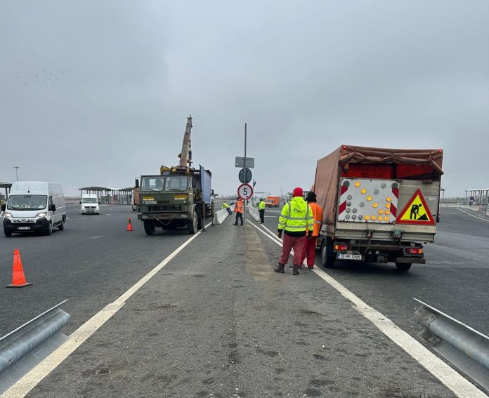 Lucrări în punctul de trecere a frontierei Nădlac II, pentru un trafic cât mai fluent