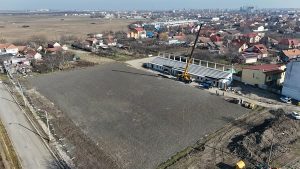 VIDEO. Baza sportivă de pe fostul „Dacia”, aflat pe strada Mircea cel Bătrân, a ajuns la 40%. Până în octombrie va fi gata