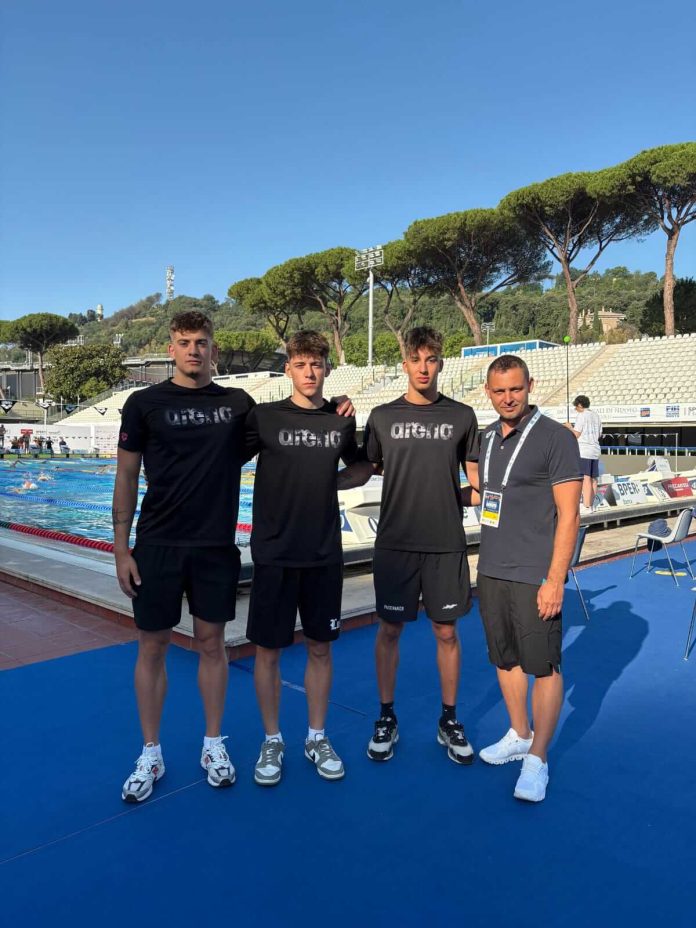 Înotătorii Politehnicii Timișoara, alături de campioni mondiali și europeni la Trofeo Settecolli