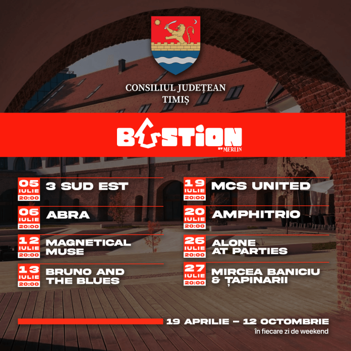 Weekend-uri pline la Bastionul „Maria Theresia”, cu 3 Sud Est, Mircea Baniciu & Țapinarii și alții