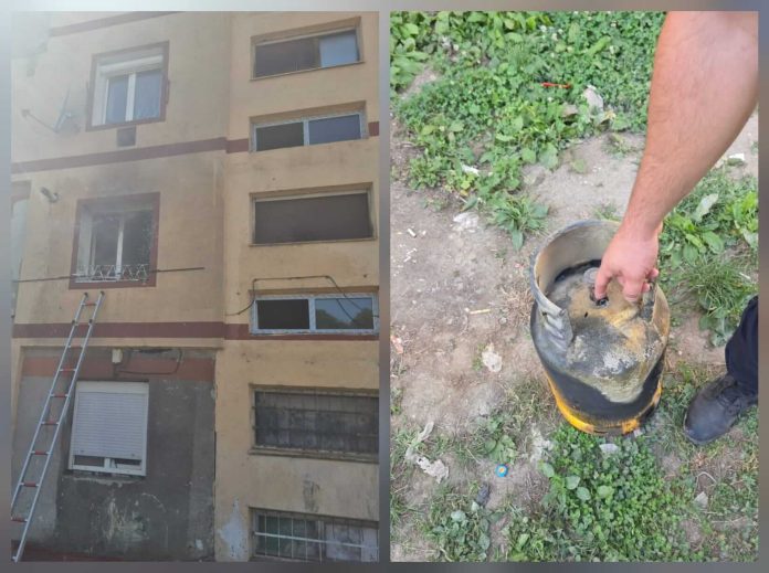 Explozie într-un bloc. Două persoane sunt în stare gravă