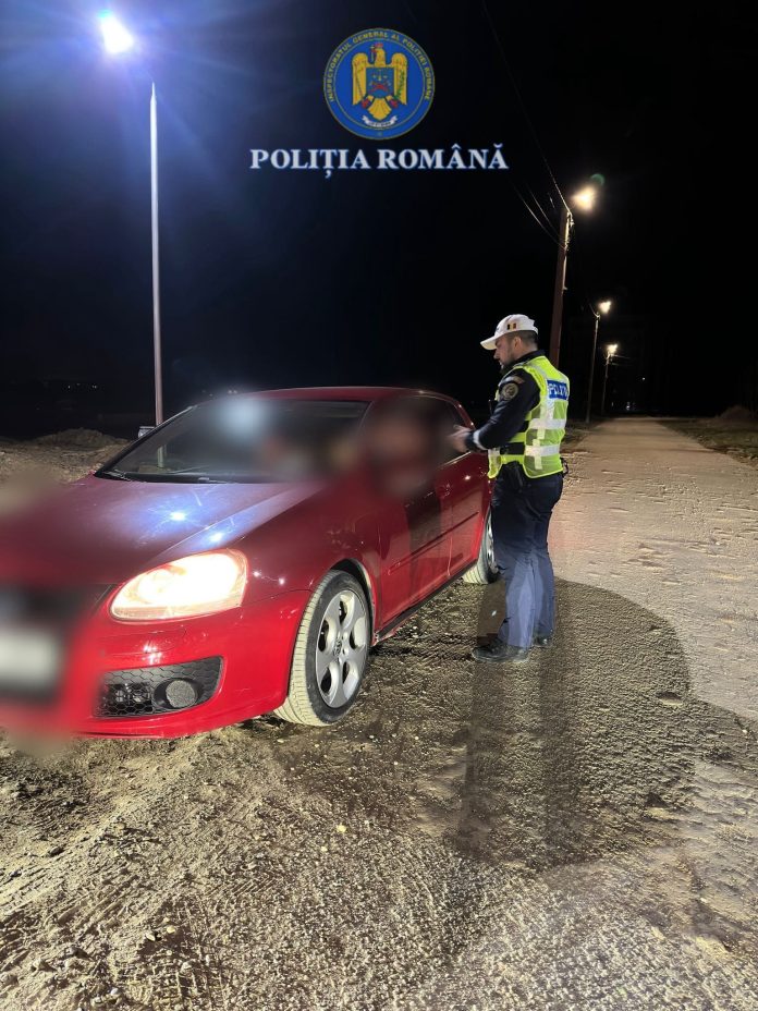 Razie în traficul din Timiș. Un tânăr beat și fără permis a fost prins la volanul unei mașini neînmatriculate