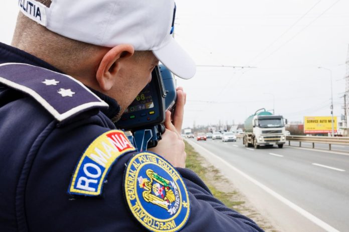 Razie cu peste 200 de sancțiuni pe DN6, în Timiș. Zece șoferi au rămas fără permise (1)
