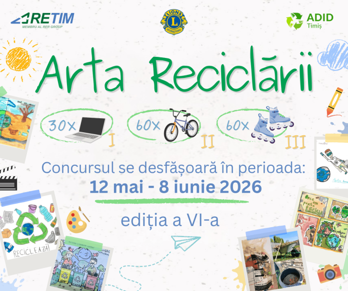 Laptopuri ASUS și biciclete pentru elevii din Timiș la concursul „Arta Reciclării”