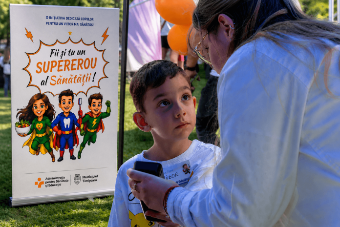 „Supereroii Sănătății”, de 1 iunie, în Parcul Copiilor din Timișoara