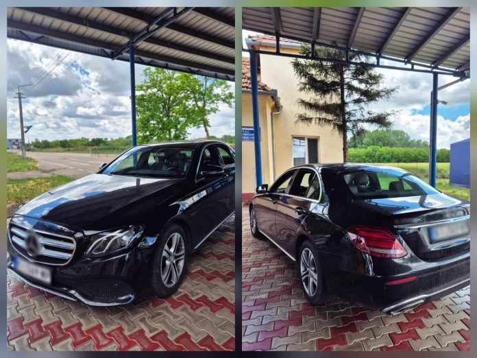 Mercedes căutat în Austria, confiscat în Timiș
