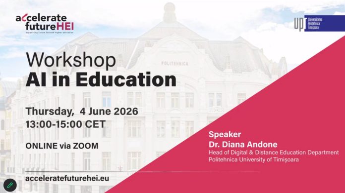 Webinarii despre AI cu sute de participanți, la Universitatea Politehnica Timișoara