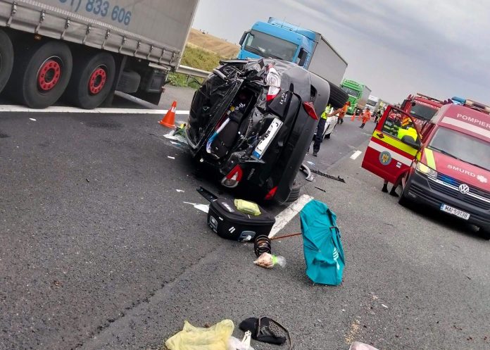 Haos pe A1 Timișoara – Lugoj. Trei persoane au fost rănite