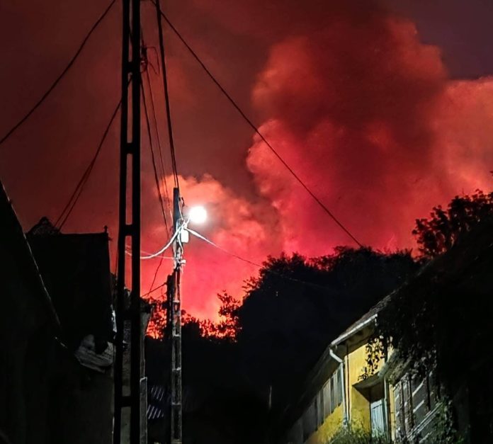 Banatul, sub asediul incendiilor de vegetație peste 300 de hectare arse, focare încă active