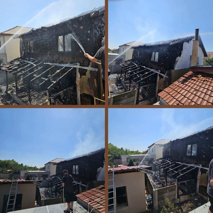 Incendiul care a distrus un duplex în Șag: apel umanitar pentru familiile rămase fără locuință