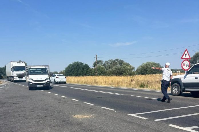 Poliția a împânzit DN6 cu filtre peste 150 de sancțiuni și permise ridicate în Timiș