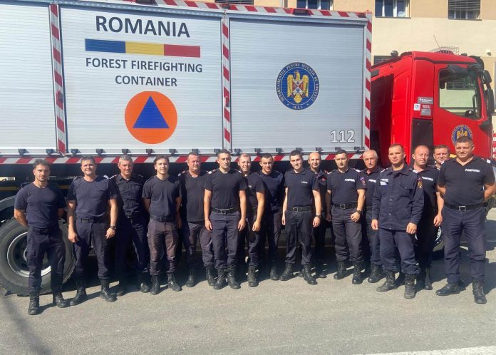 18 pompieri din Hunedoara, trimiși în lupta cu incendiile devastatoare din Băile Herculane