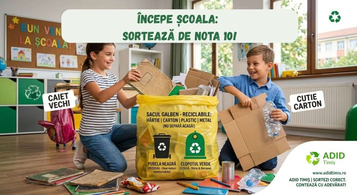 Începe școala ghid rapid de reciclare pentru ambalaje și rechizite vechi