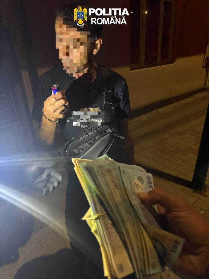 Prins cu peste 33.000 de lei în buzunare, într-un oraș din vest. Polițiștii l-au încătușat