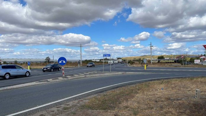 Un nou sens giratoriu pe DN6, în Timiș