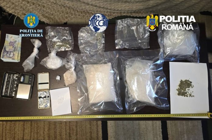 Percheziții în Timișoara kilograme de droguri descoperite, doi bărbați arestați preventiv